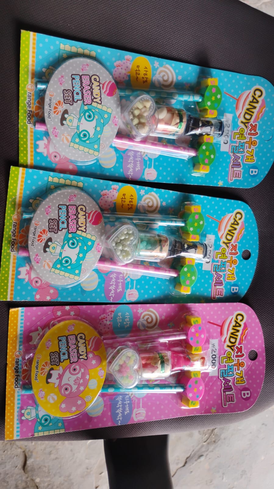 Candy-Themed Pencil Set