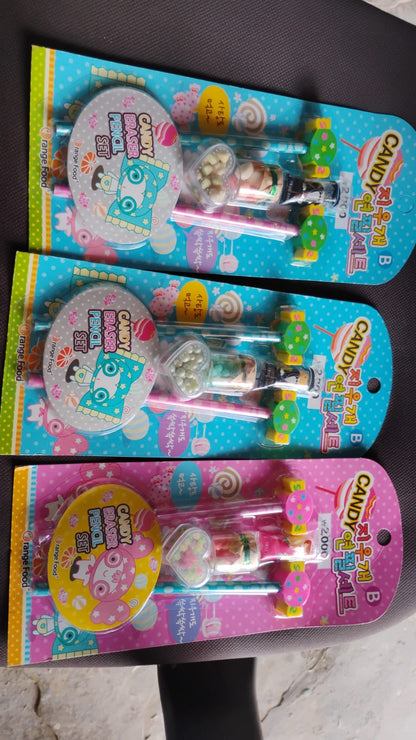 Candy-Themed Pencil Set