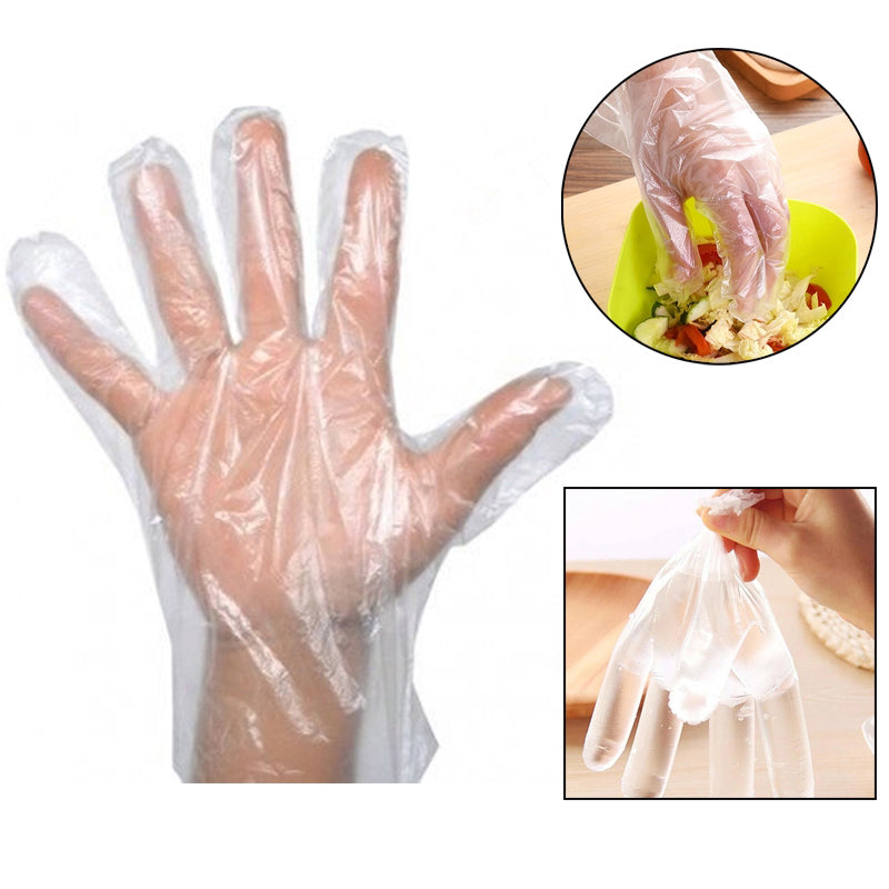 Plastic Transparent Disposable Clear Gloves
