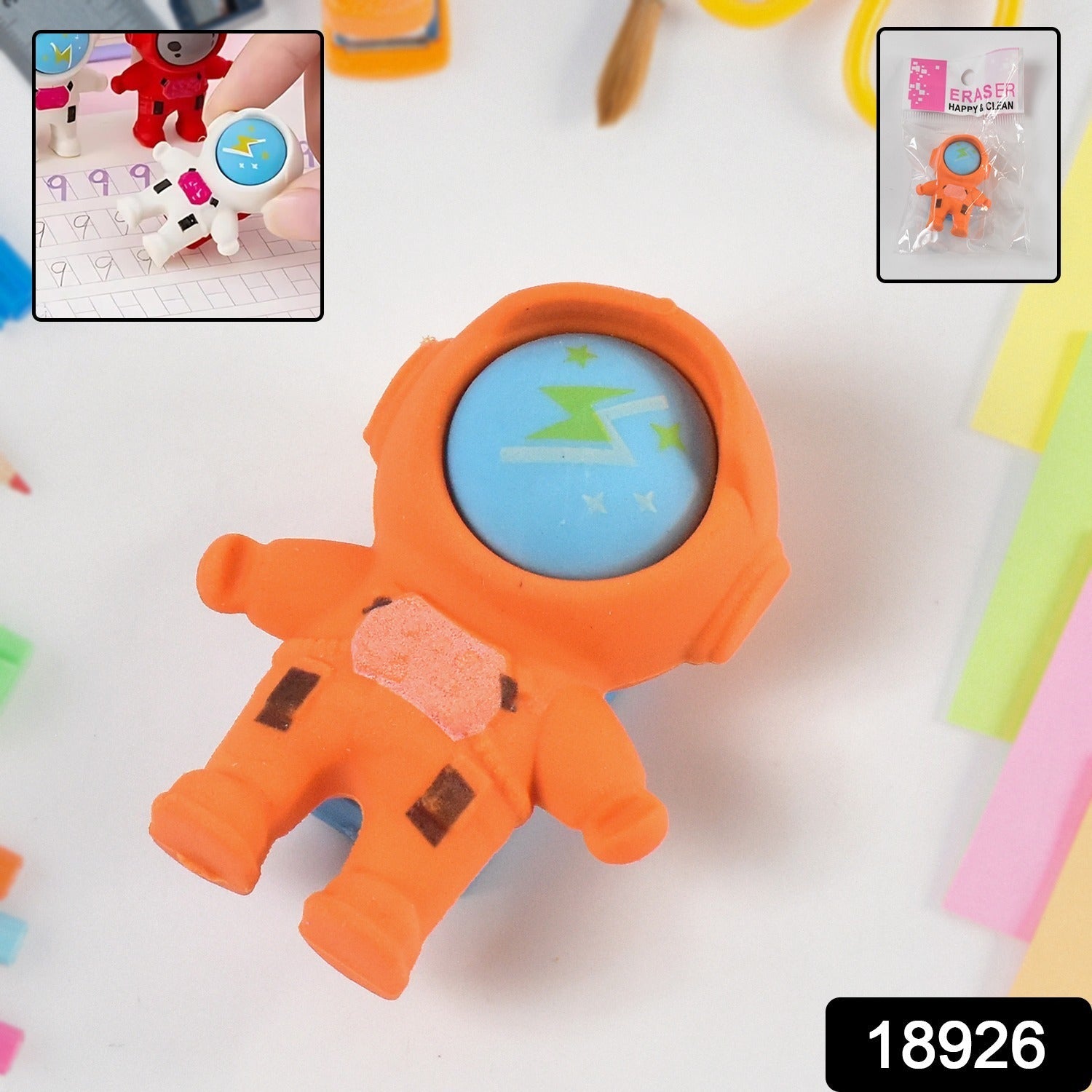 Astronaut Erasers Pack