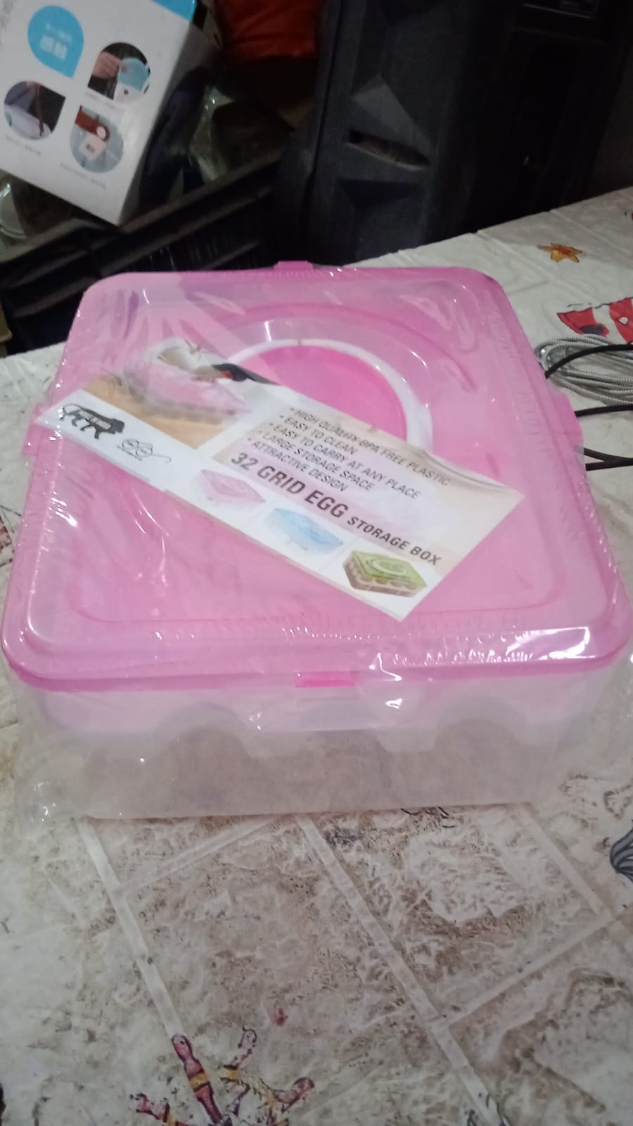 2 layer 32 Grid Egg Tray With Lid
