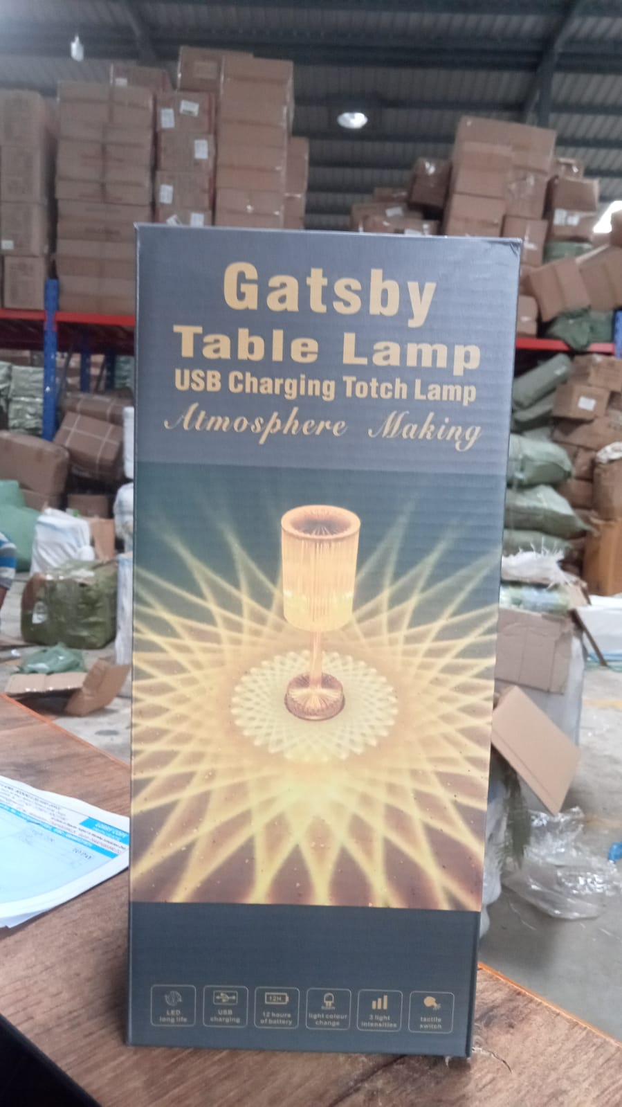 Crystal Touch Table Lamp