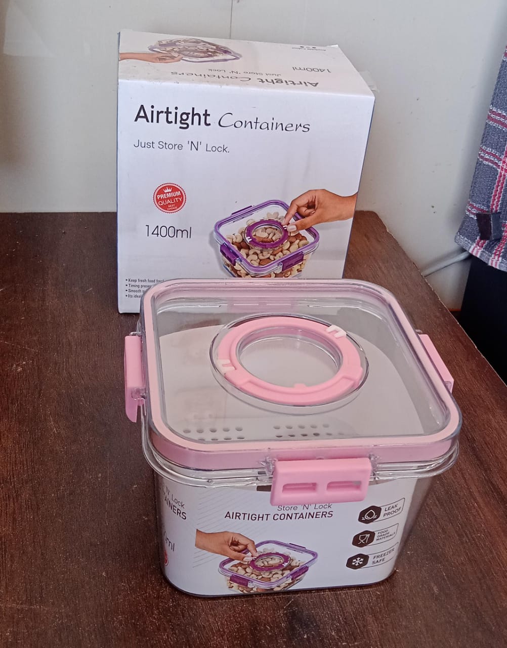 Clear Airtight Food Storage Container