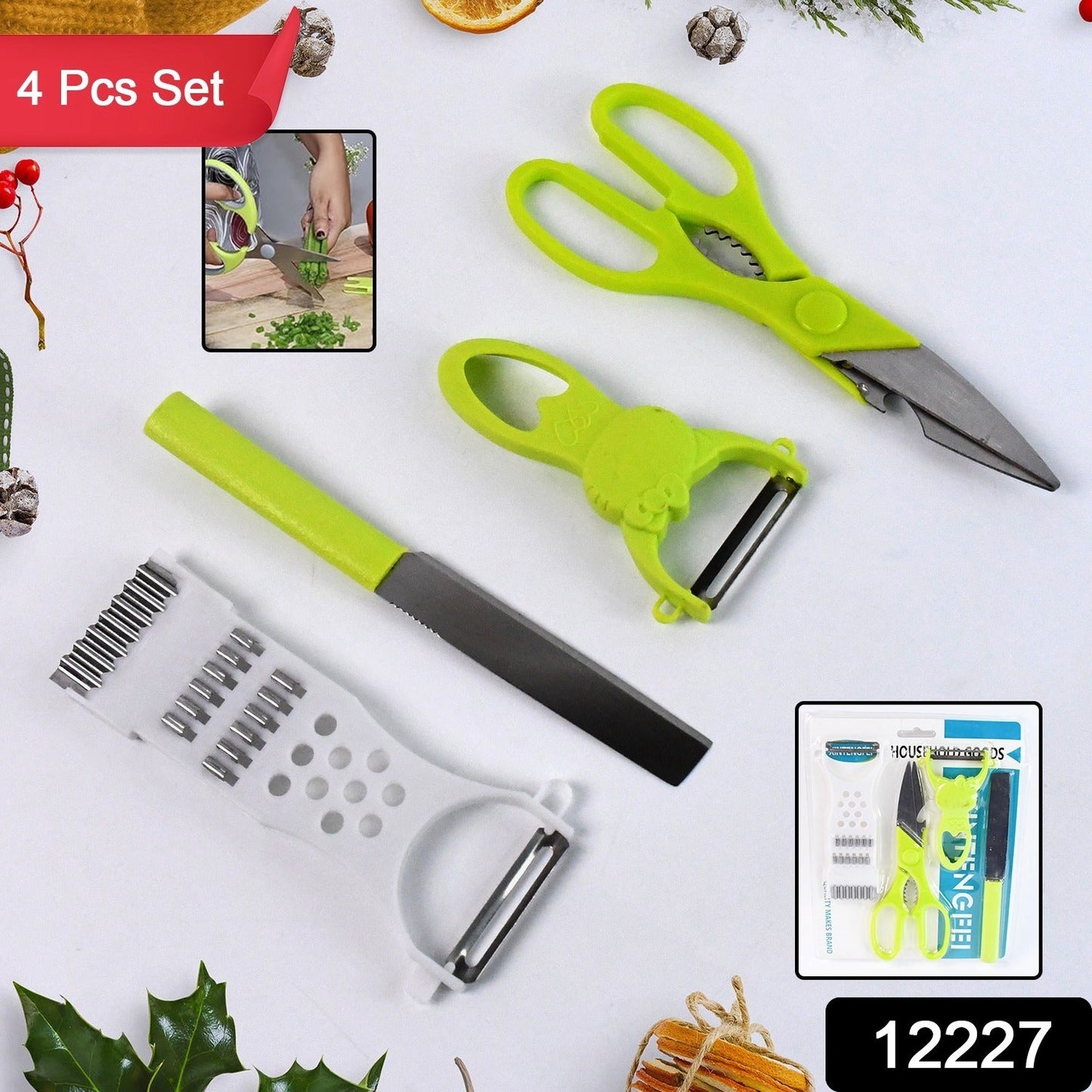 4-piece Kitchen Cutting Set