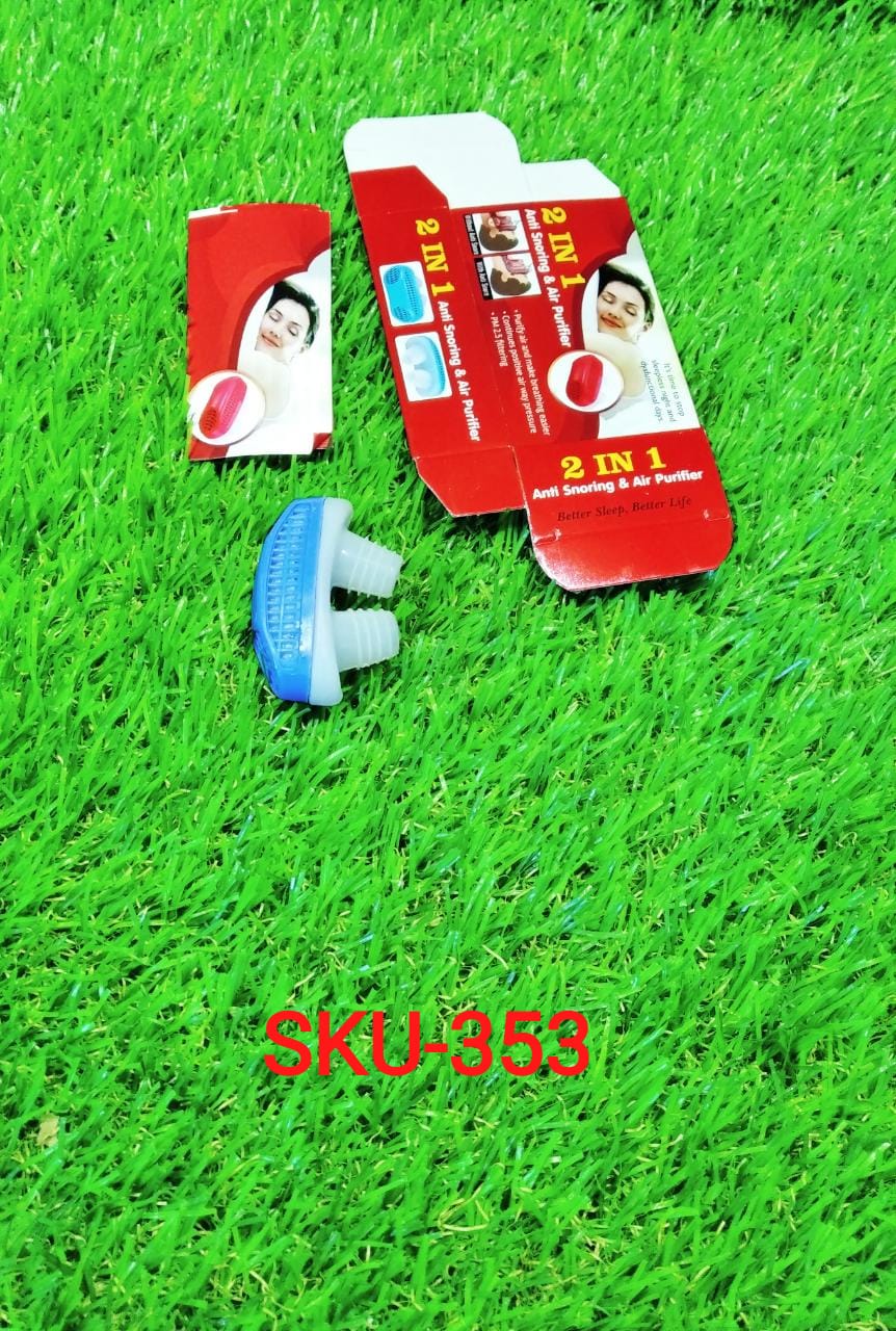 Anti-Snore Nose Clip with Air Purifier