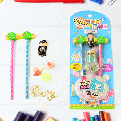 Candy-Themed Pencil Set