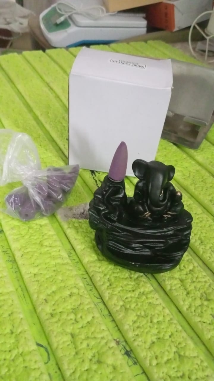 Ganesha Smoke Fountain Idol
