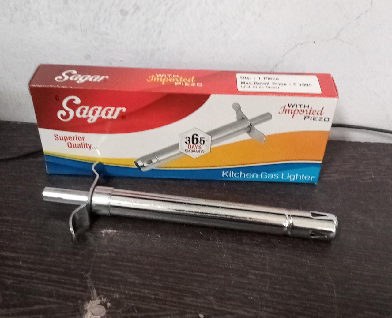 Stainless Steel Electronic Gas Lighter