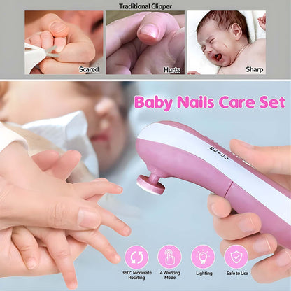 Electric Baby Nail Trimmer With Grinding Heads