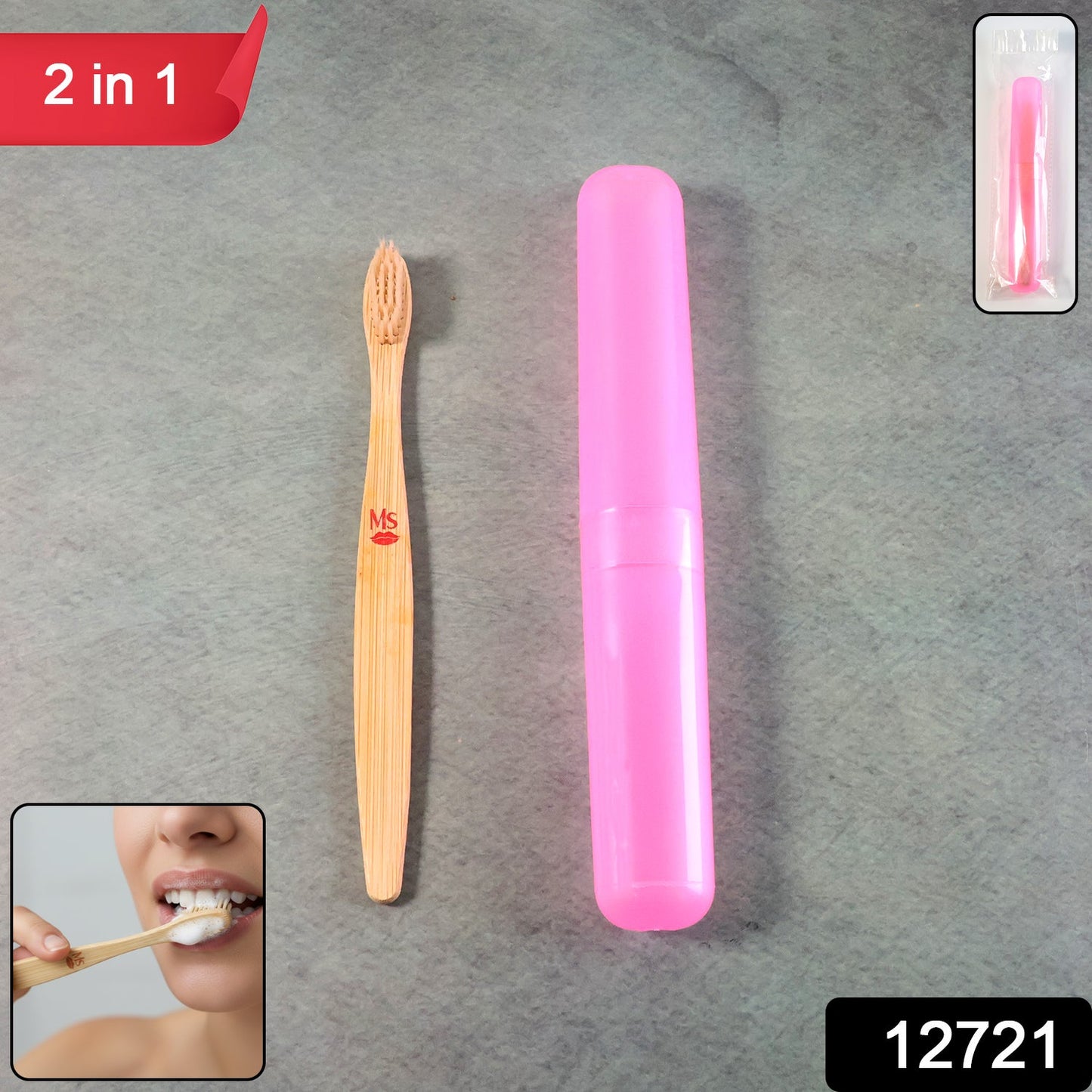 2-in-1 Toothbrush with Case