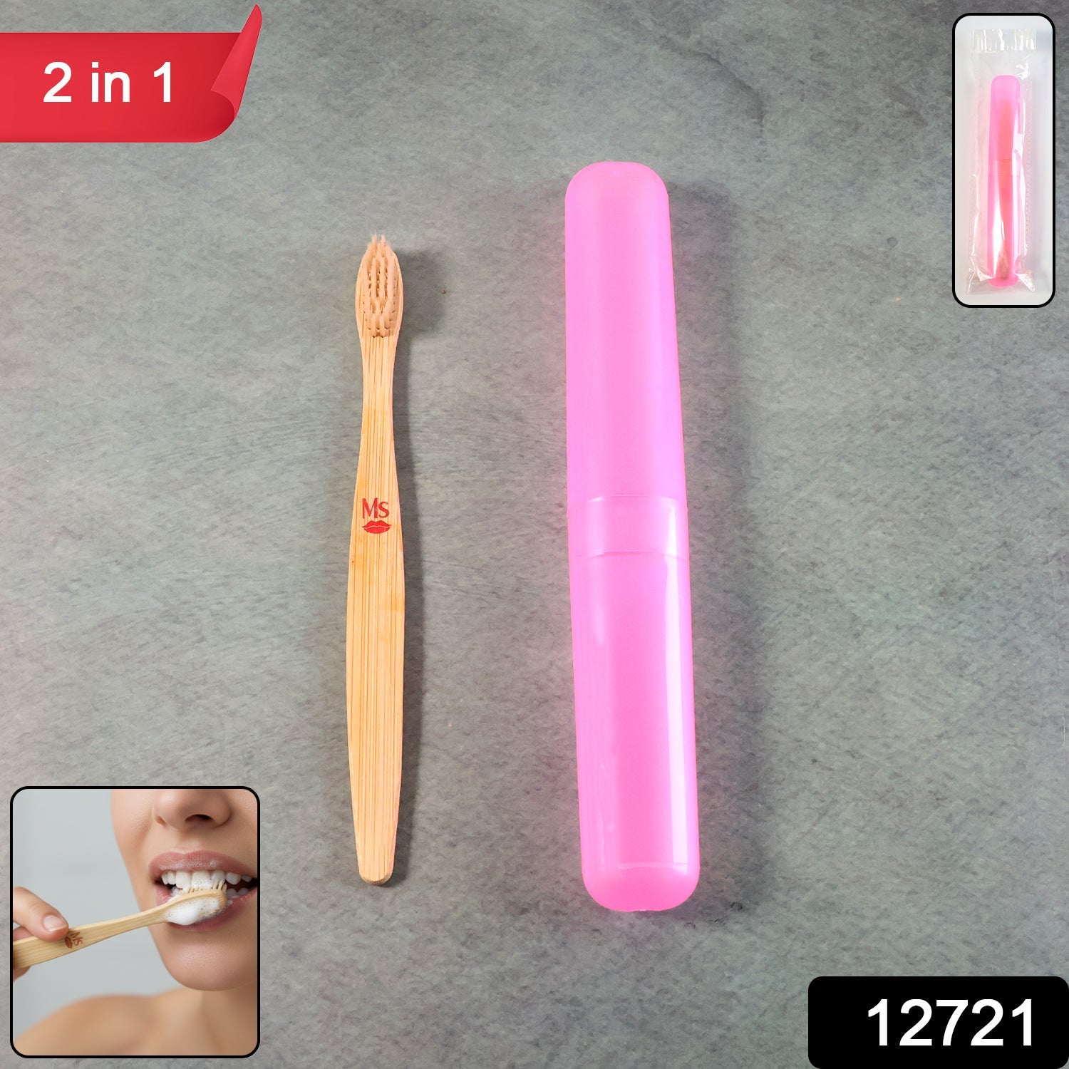 2-in-1 Toothbrush with Case