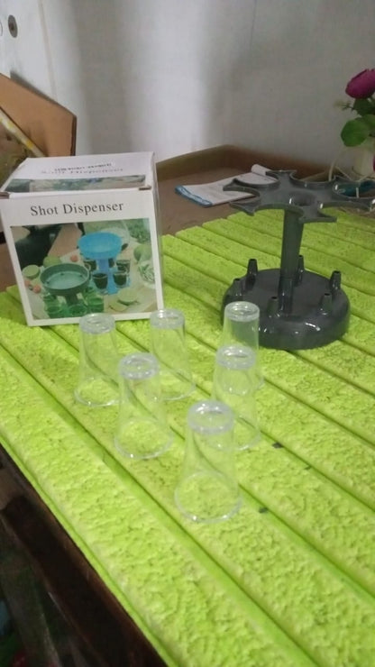 6 Shot Glass Dispenser