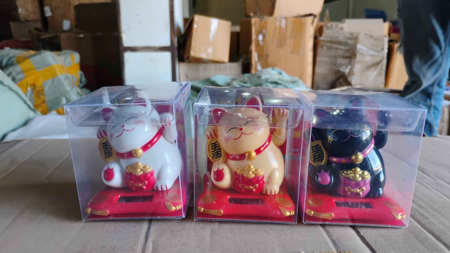 Solar Waving Lucky Cat