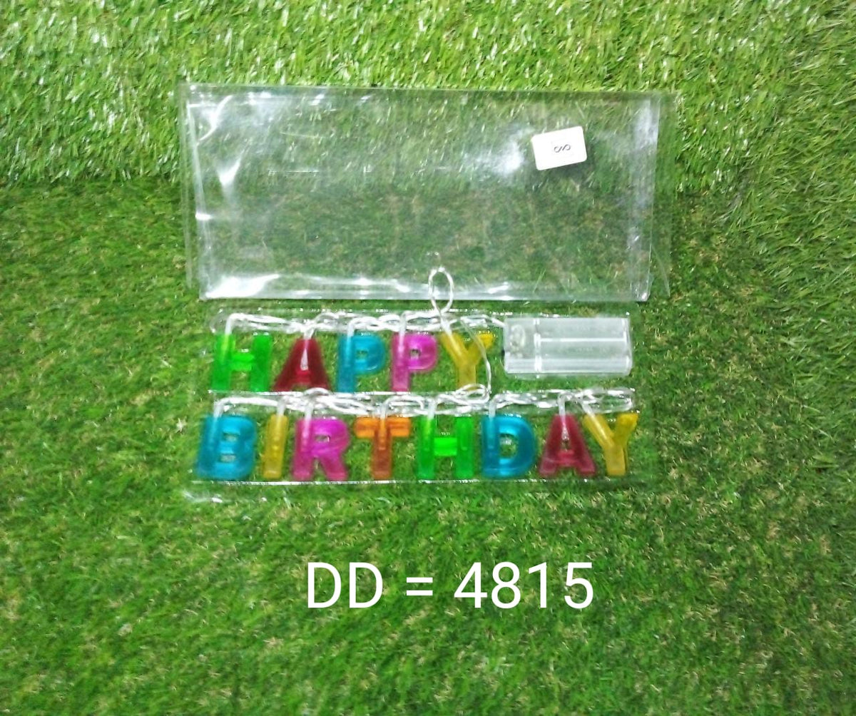 Decoratives Plastic Birthday Light