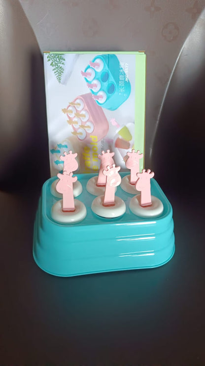 Giraffe Shape Popsicle Molds