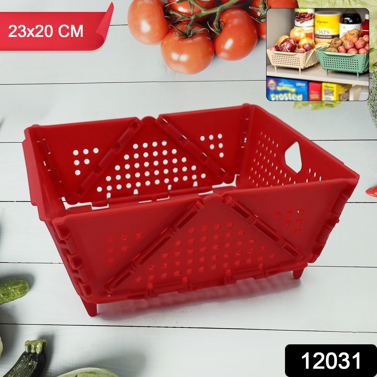 Compact Kitchen Storage Rack