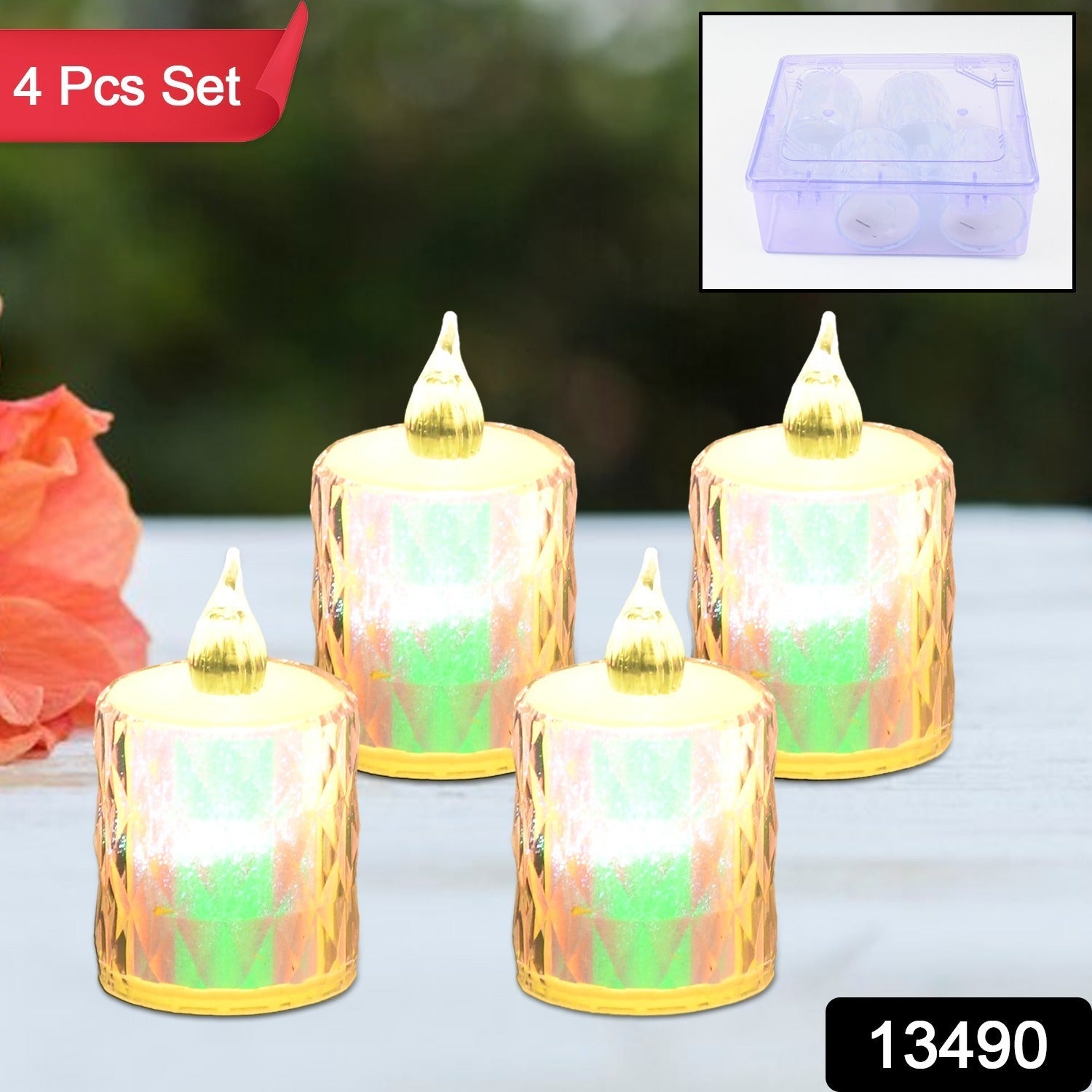 Flickering LED Tea Lights