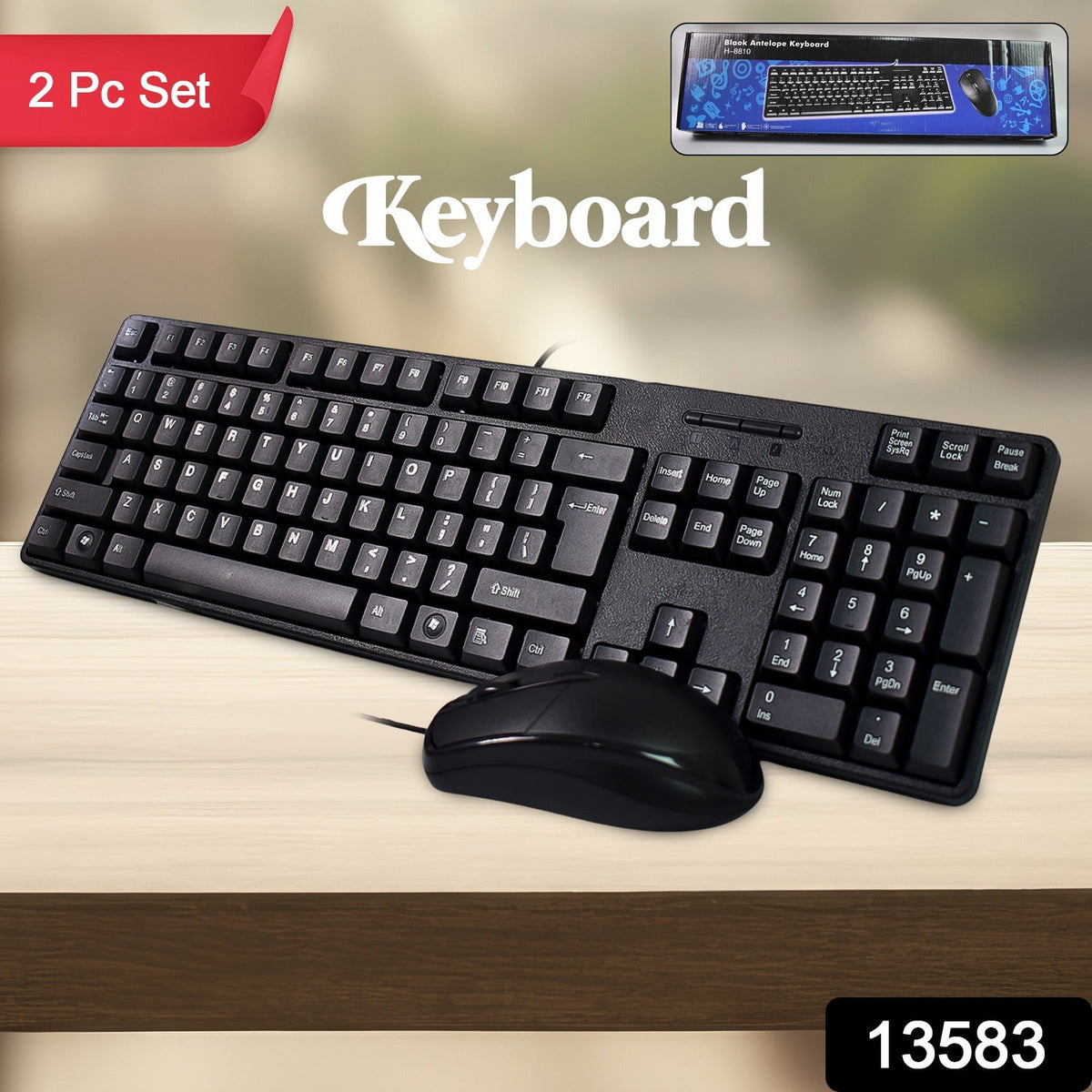 Arabic Keyboard Mouse Set