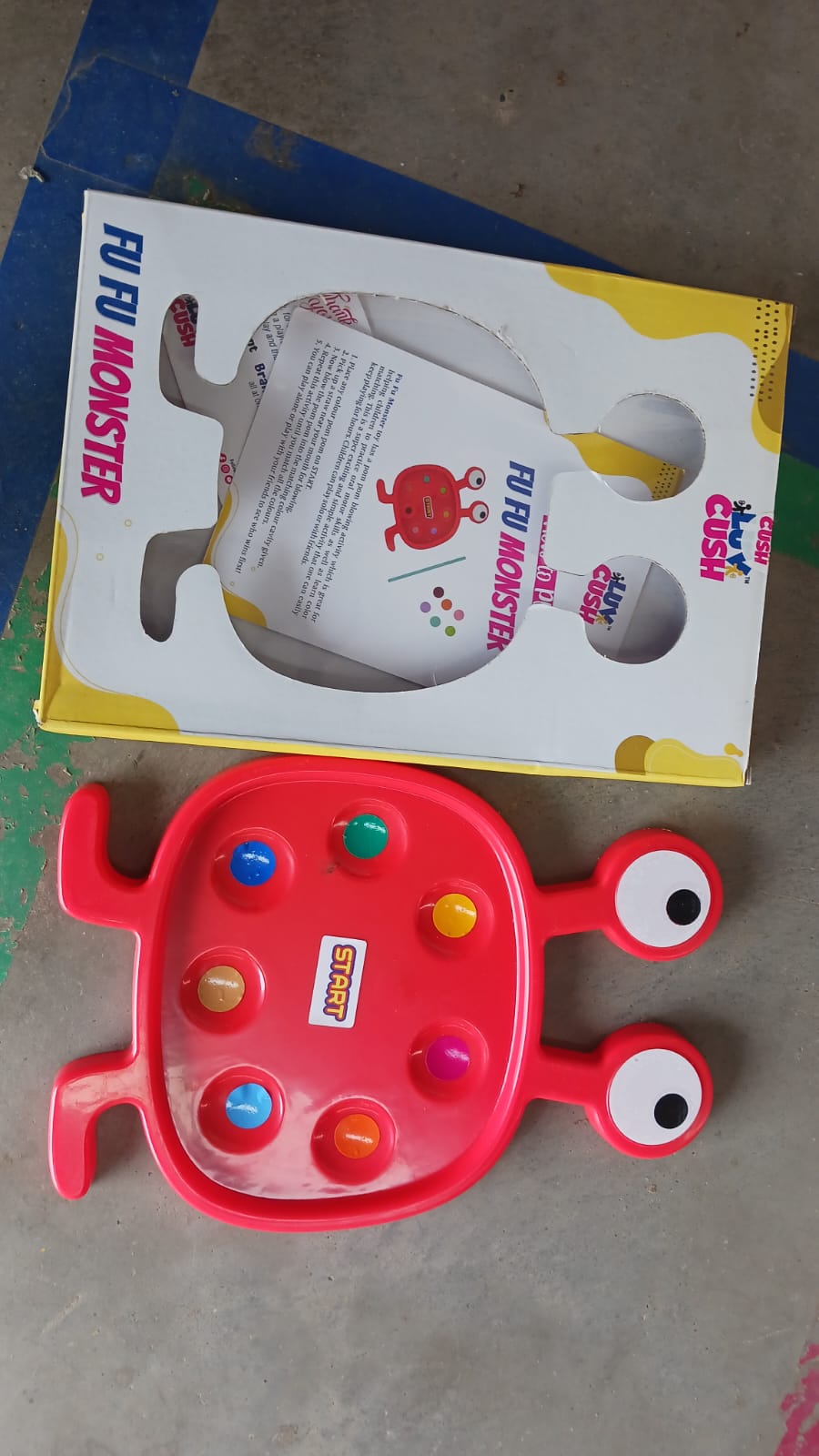 Fu Fu Monster Plastic Toy Set for Kids