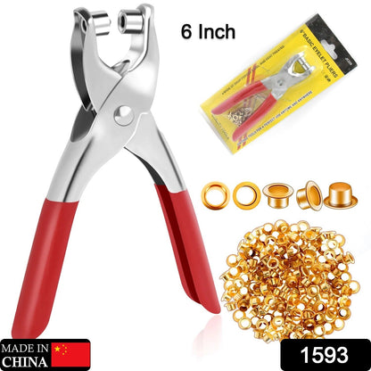 Grommet Setting Tool With 25 Pcs Gold Eyelets