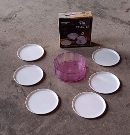 Plastic Coasters (6 pcs)
