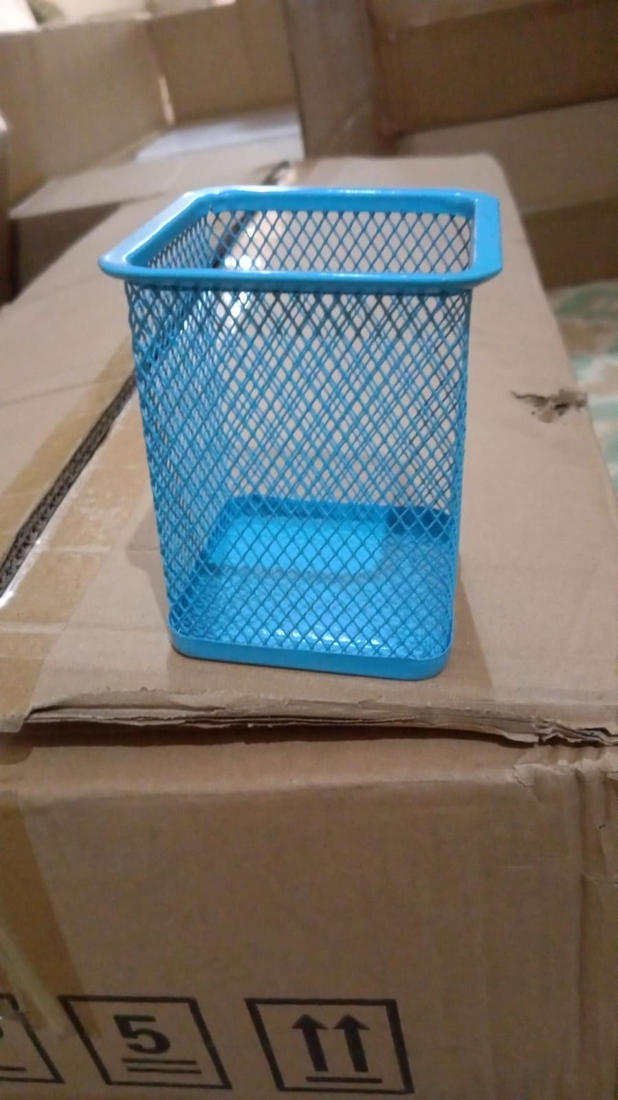 Metal Mesh Pen Holder