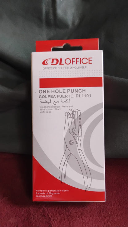 Single Hole Paper Punch
