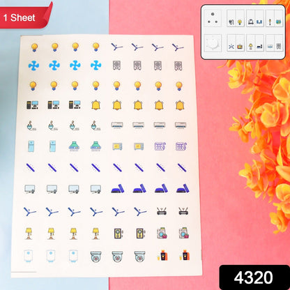 Switch Icon Label Stickers
