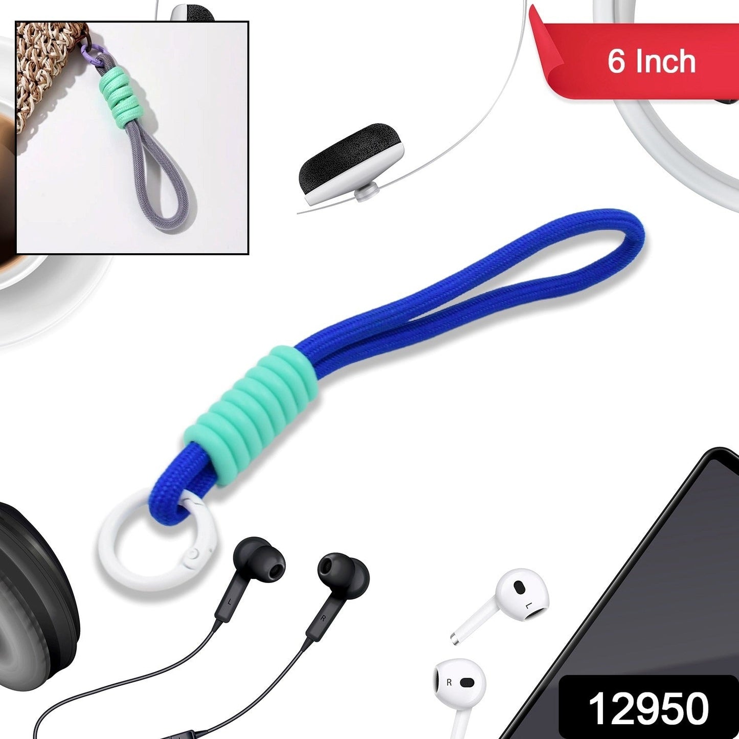 Nylon Wrist Strap Lanyard