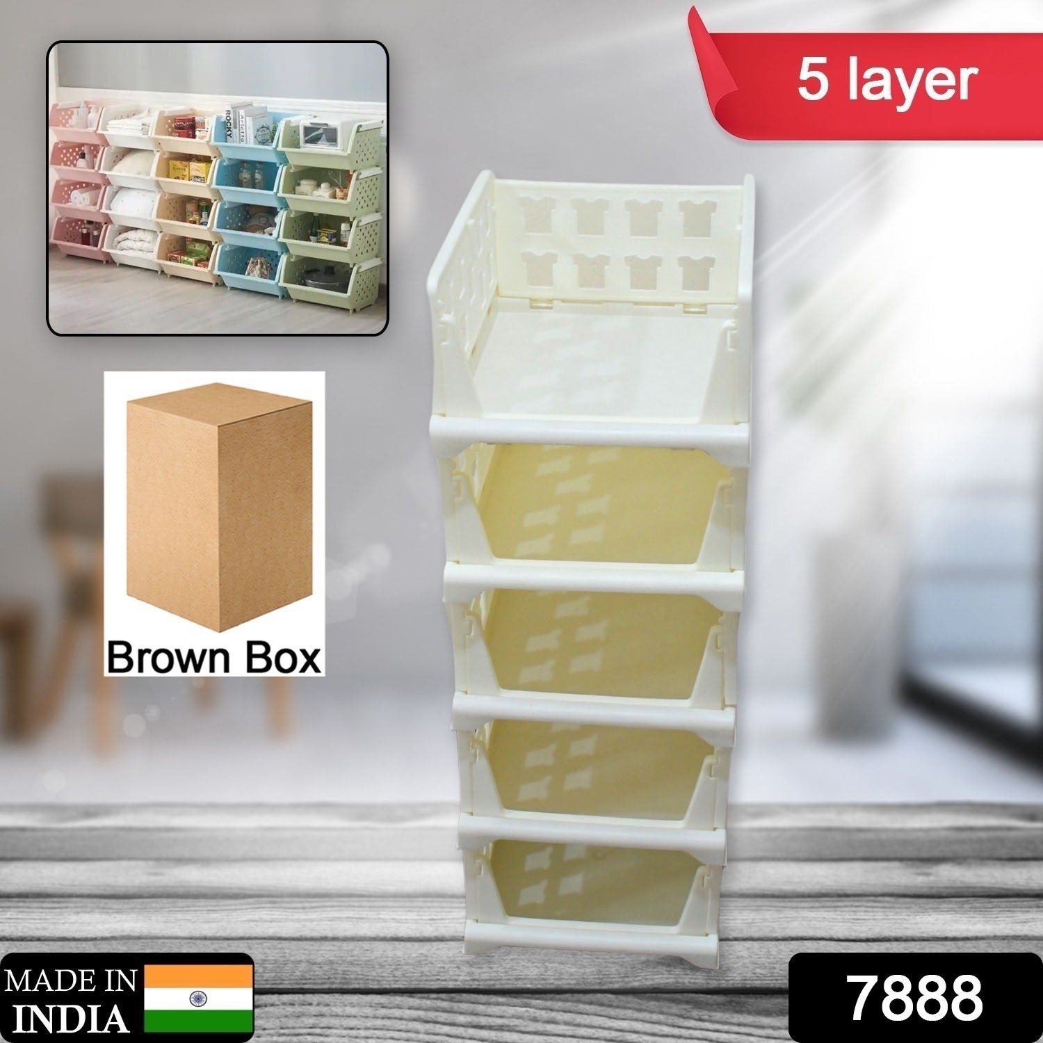 Stackable Ventilated Storage Cart