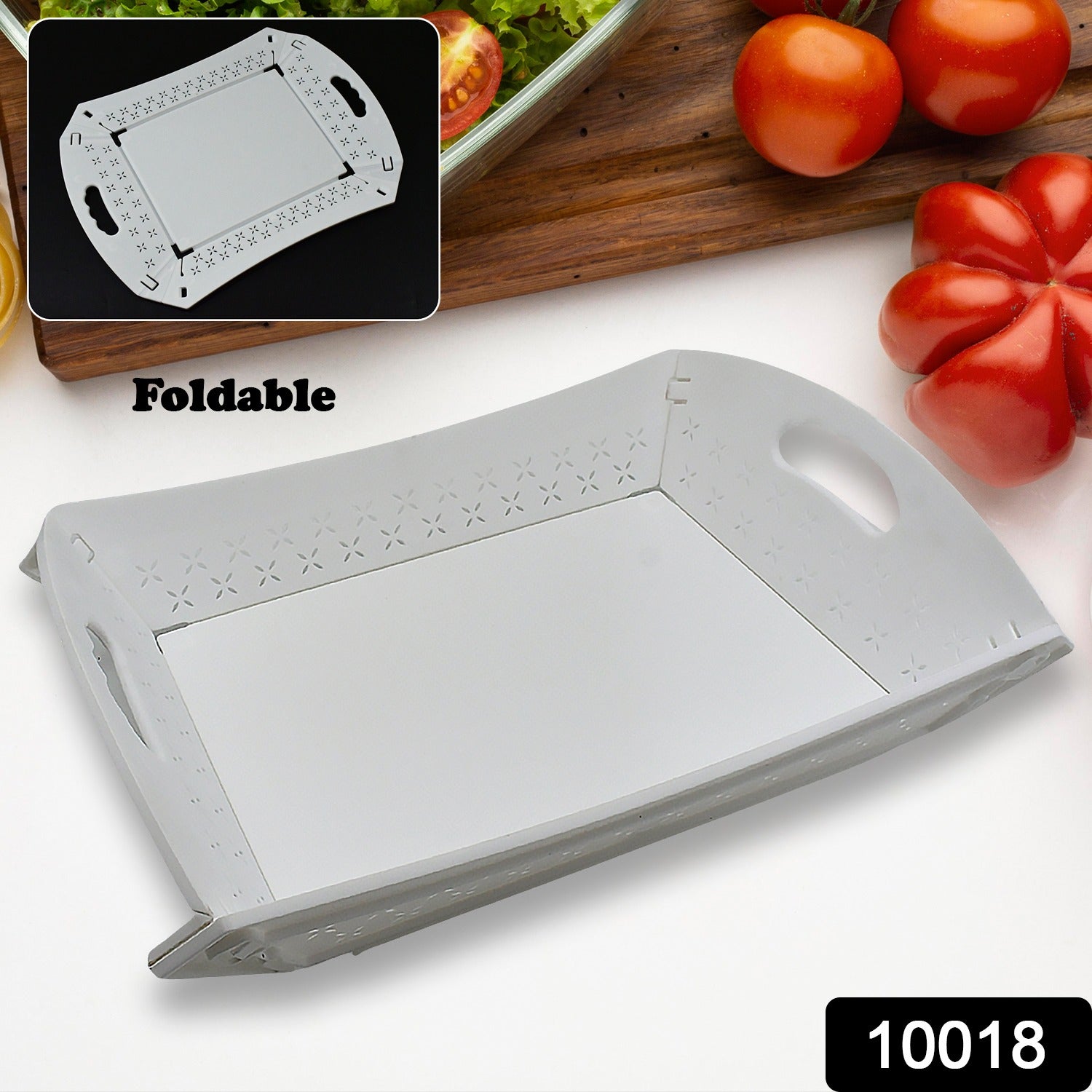 Foldable Food Serving Tray
