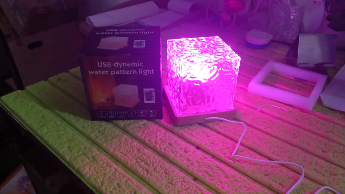 Crystal Ripple Night Lamp