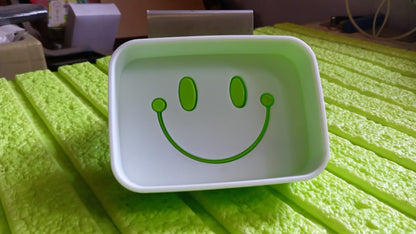 Cute Smiley Face Travel Soap Container
