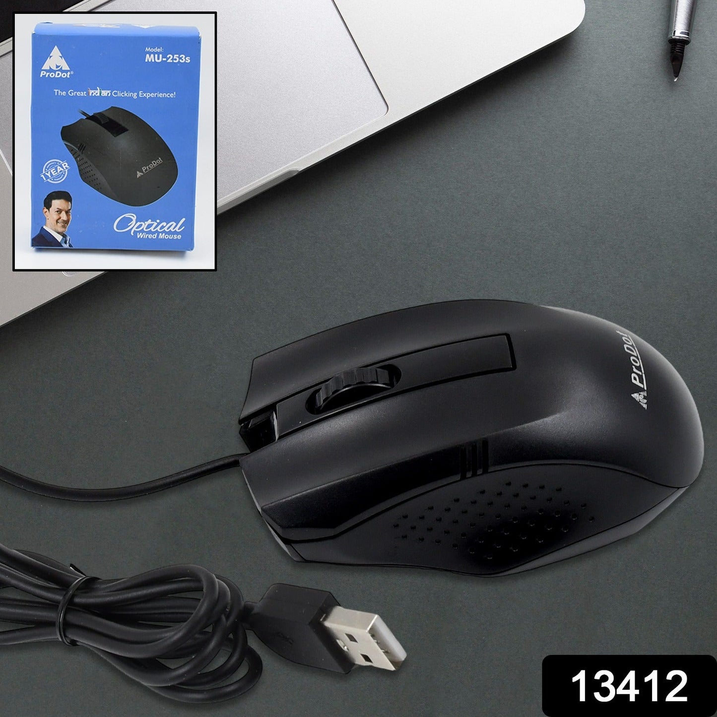Computer Laptop Wired Optical Mouse