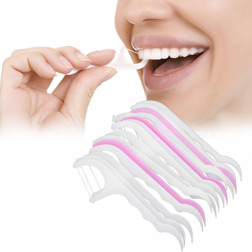 Dual Floss & Toothpick Stick