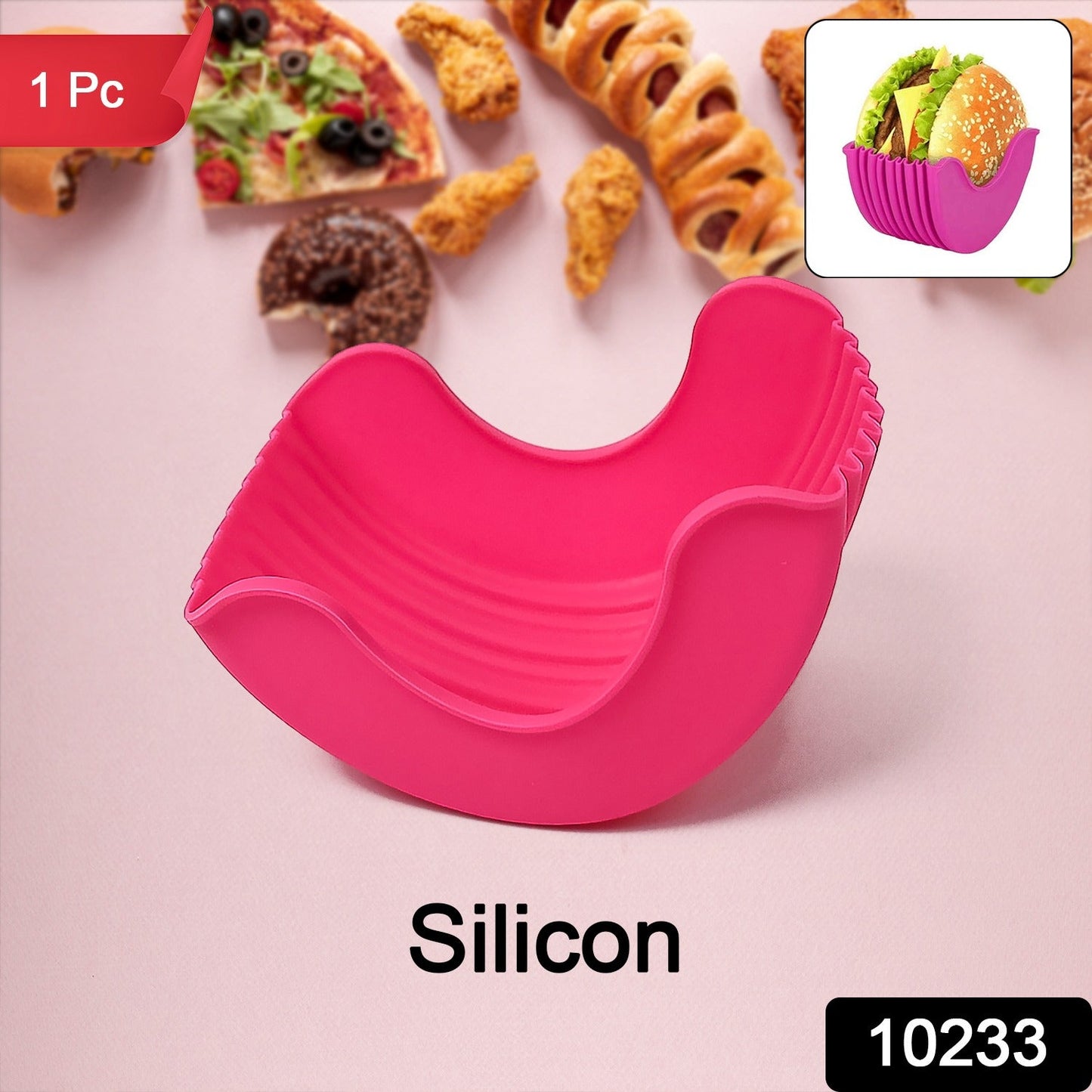 Silicone Burger Holder
