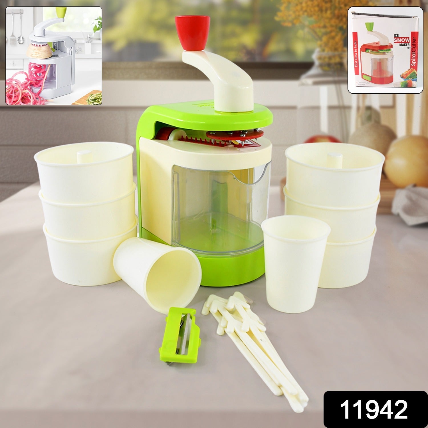 Ice Snow Maker & Spiral Cutter