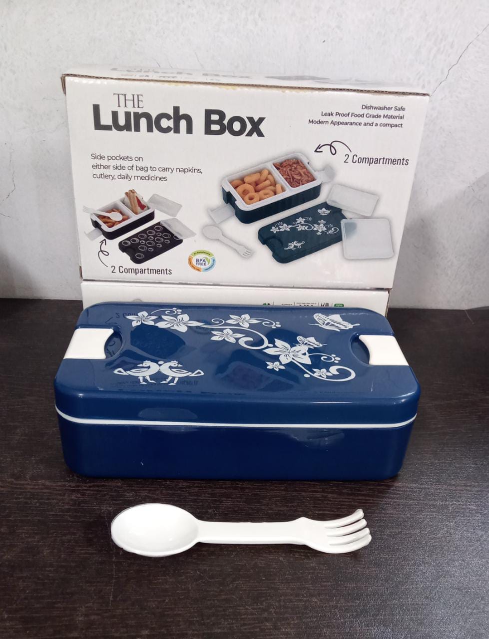 2-Compartment Airtight Lunch Box