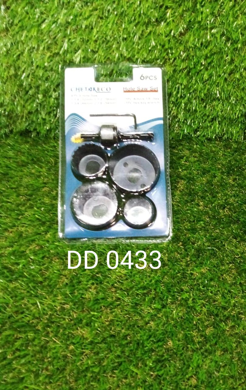 6-Piece Hole Saw Kit