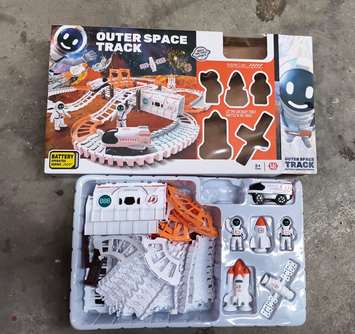Space Adventure Race Track Set