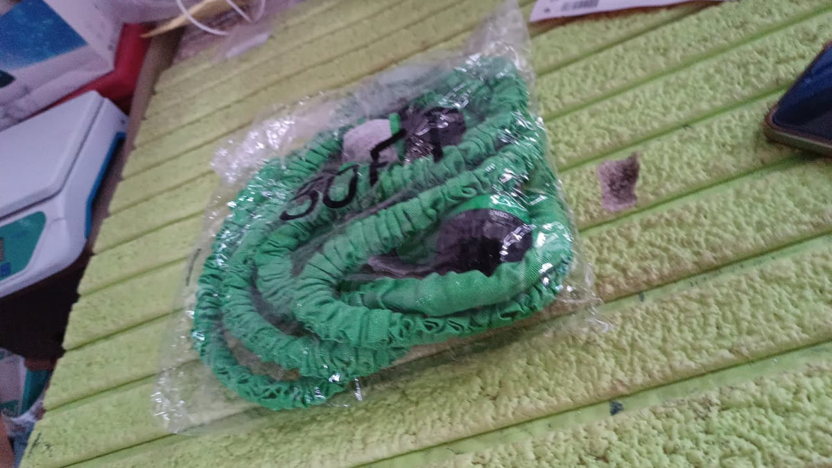 Expandable Magic Garden Hose With Spray Gun