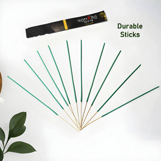 Herbal mosquito repellent agarbatti incense sticks with pack, fanned green tips
