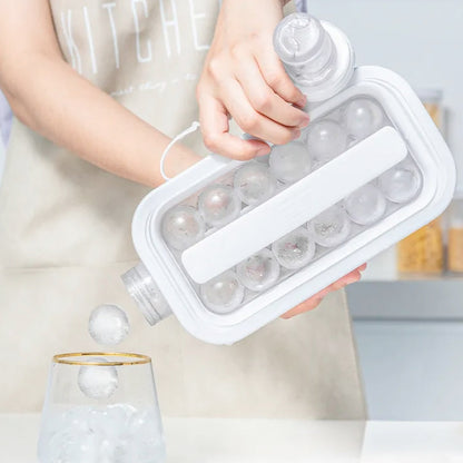 2-in-1 Ice Ball Maker Bottle