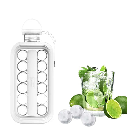 2-in-1 Ice Ball Maker Bottle