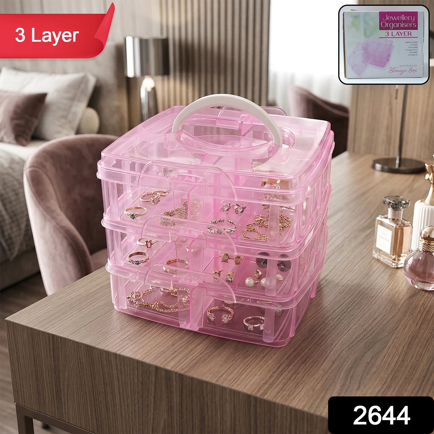 Stackable Plastic Craft Storage Box