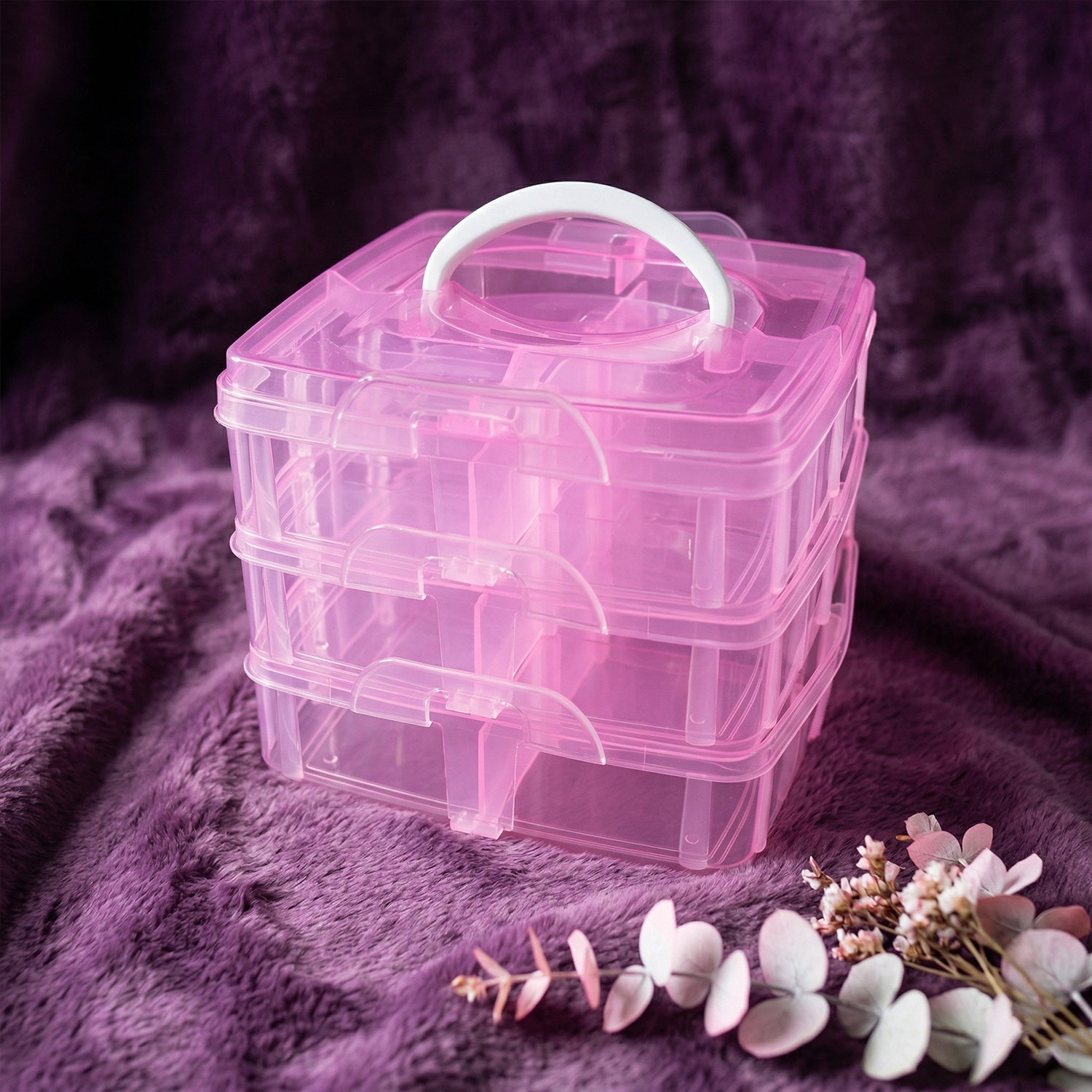 Stackable Plastic Craft Storage Box