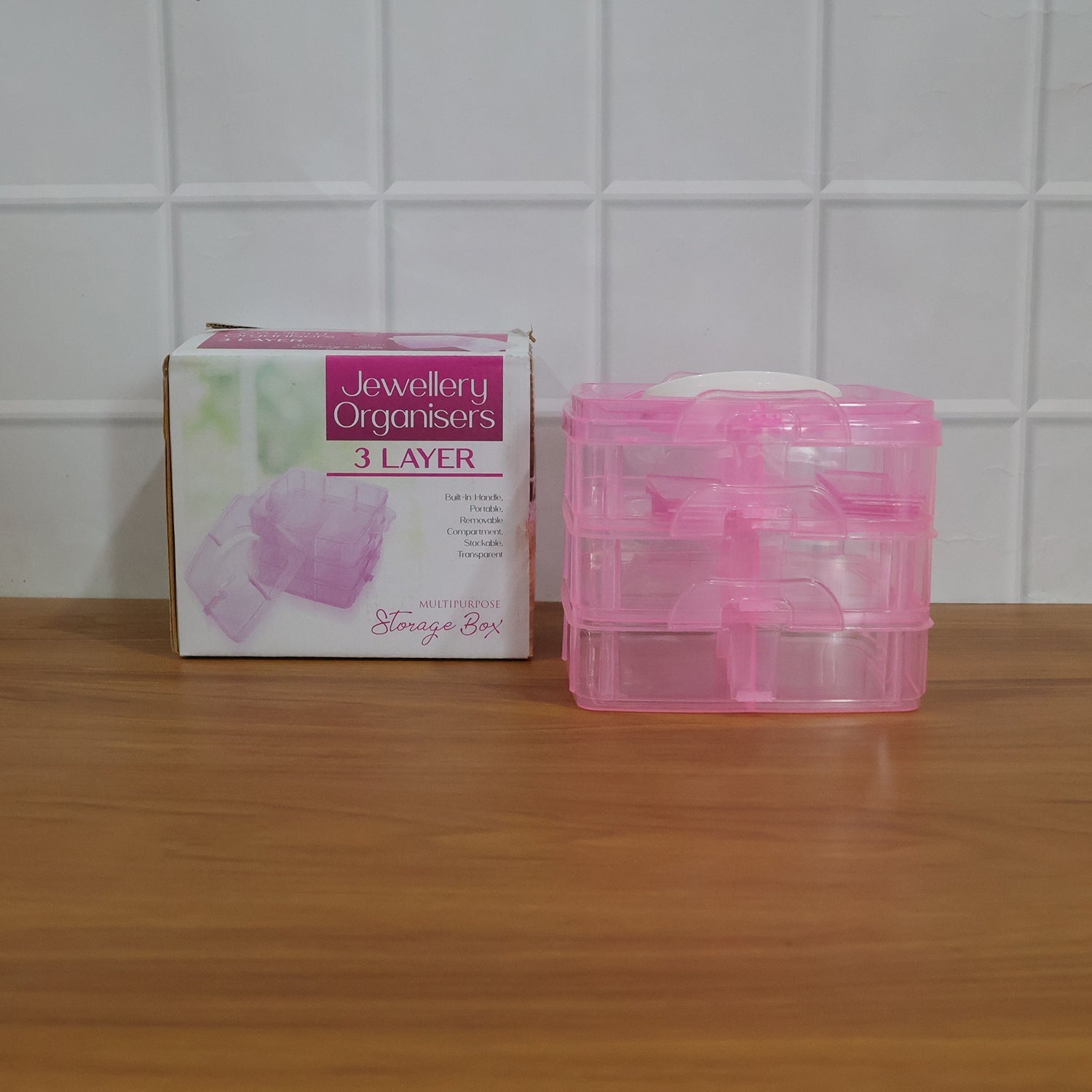 Stackable Plastic Craft Storage Box