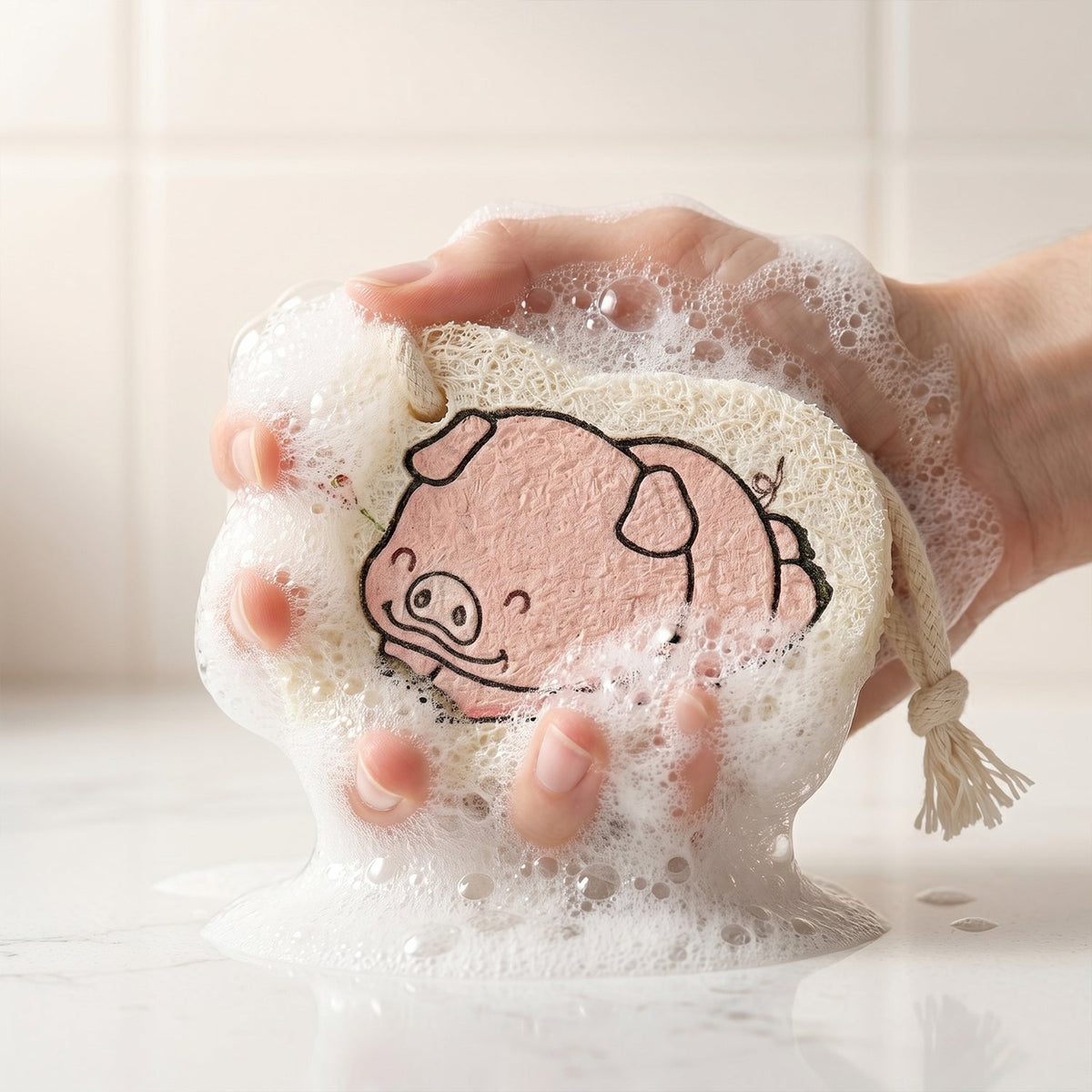 Eco Wood Pulp Scouring Sponge