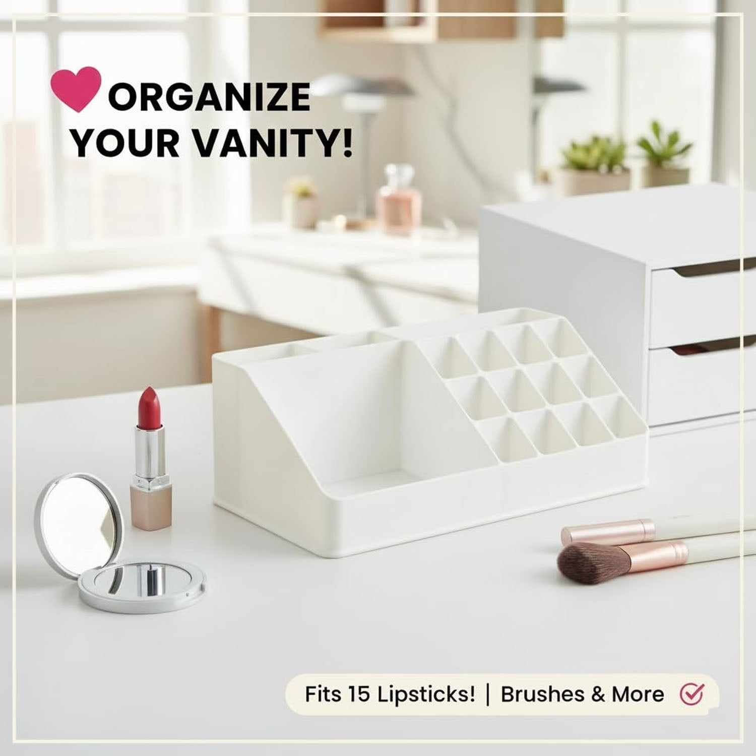 Plastic Makeup Organizer Box