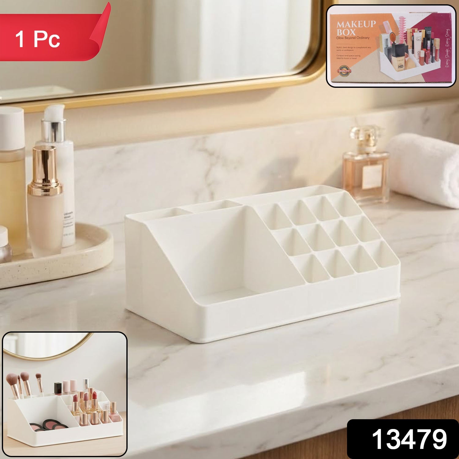 Plastic Makeup Organizer Box